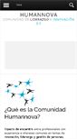 Mobile Screenshot of humannova.org