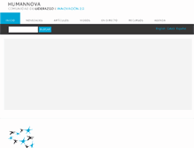 Tablet Screenshot of humannova.org